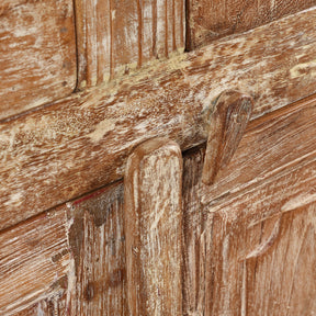 2 Door Kitchen Cabinet Made From Reclaimed Teak