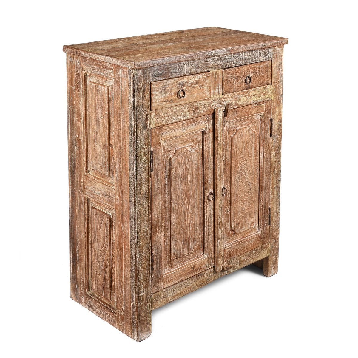 2 Door Kitchen Cabinet Made From Reclaimed Teak