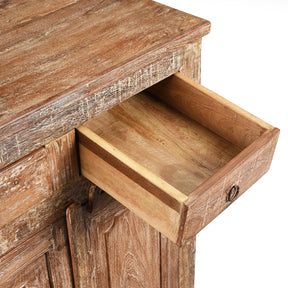 2 Door Kitchen Cabinet Made From Reclaimed Teak