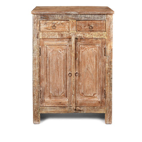 2 Door Kitchen Cabinet Made From Reclaimed Teak