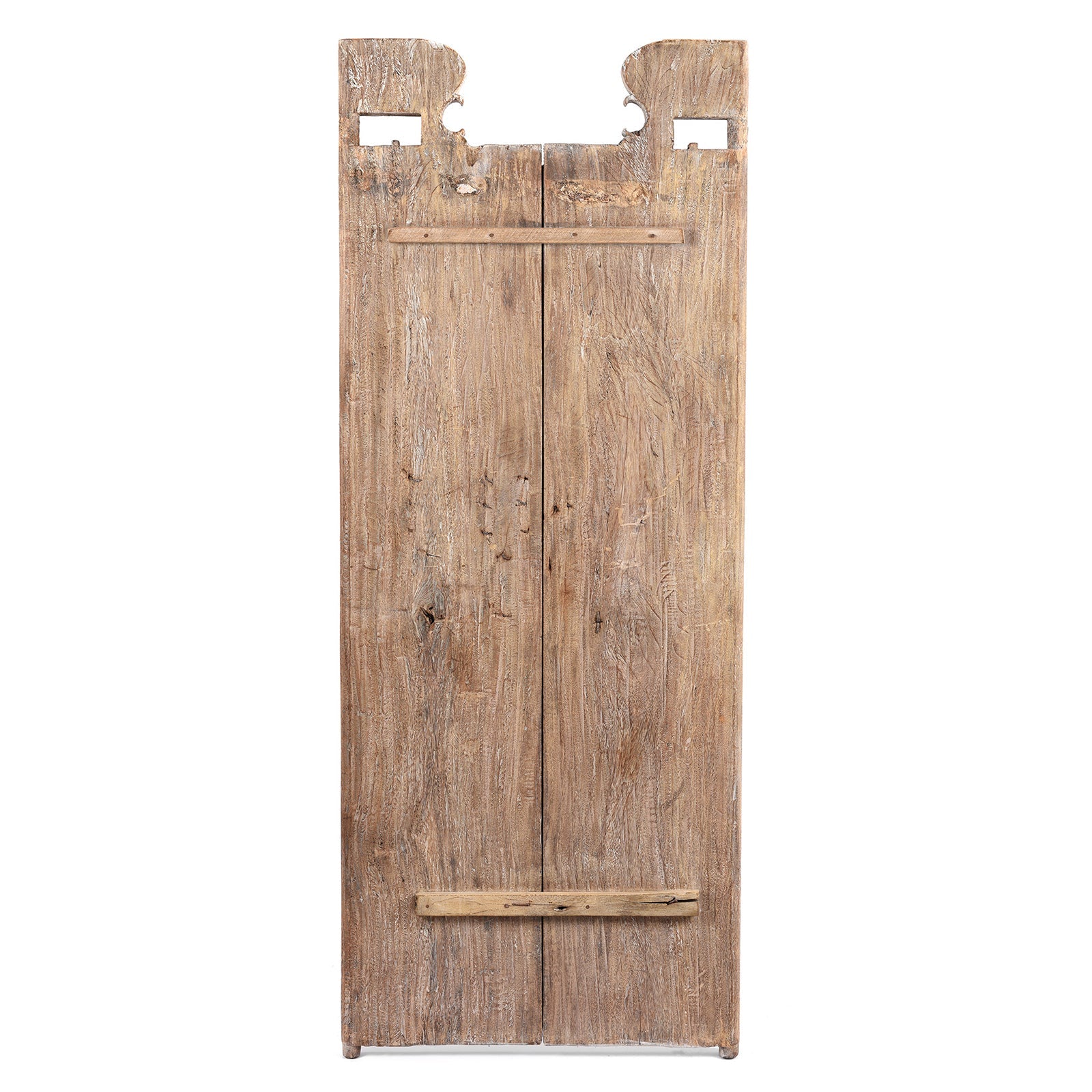 Old Kerala Door With Ornate Iron Lock - 19thC