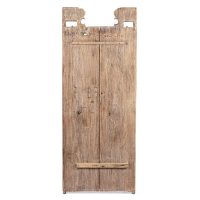 Old Kerala Door With Ornate Iron Lock - 19thC