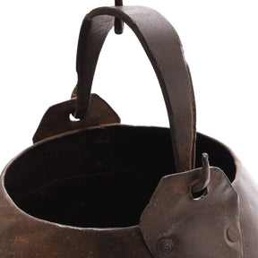 Iron Well Pot From The Punjab - 19th Century