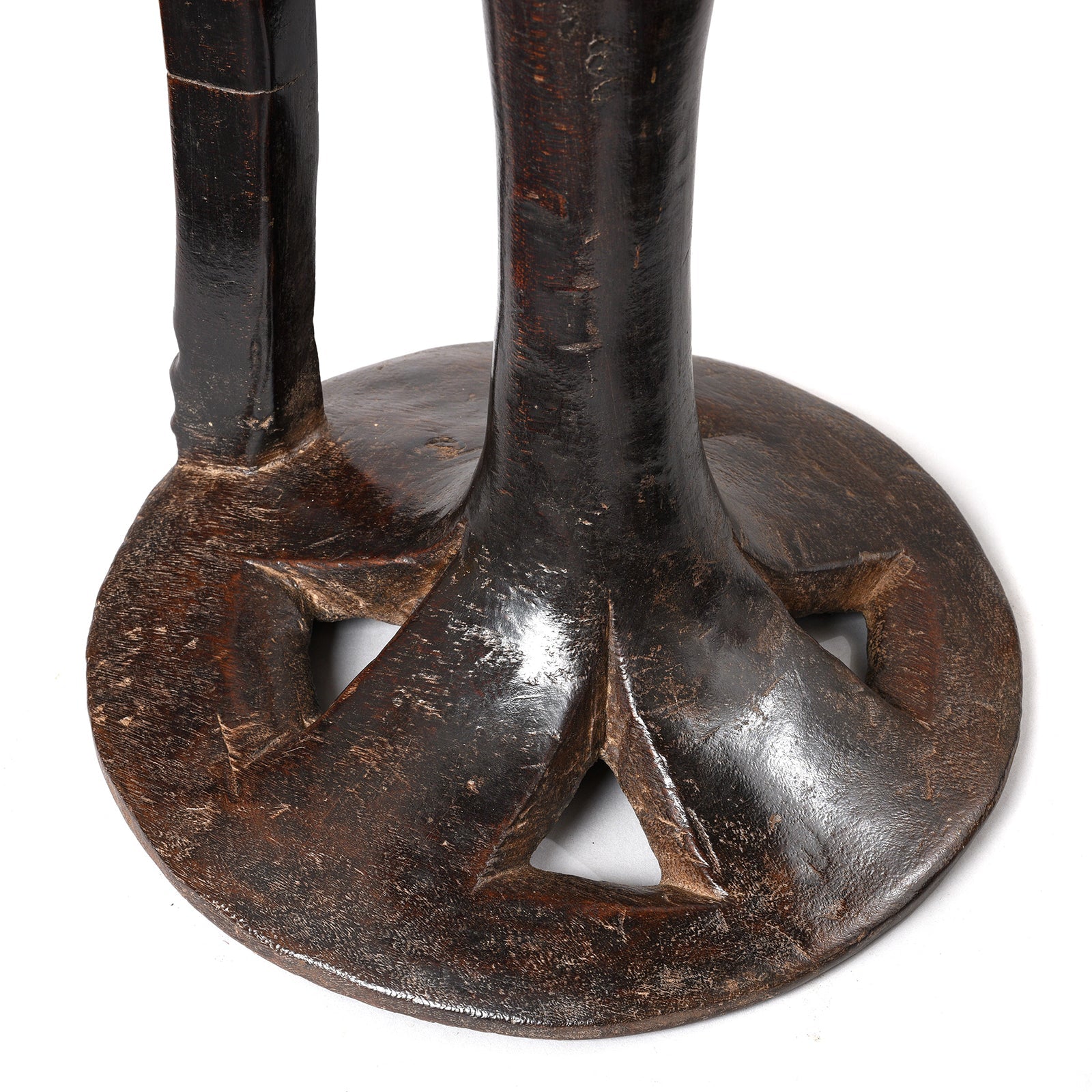 Carved Tribal Food Bowl From Nagaland - Ca 1920