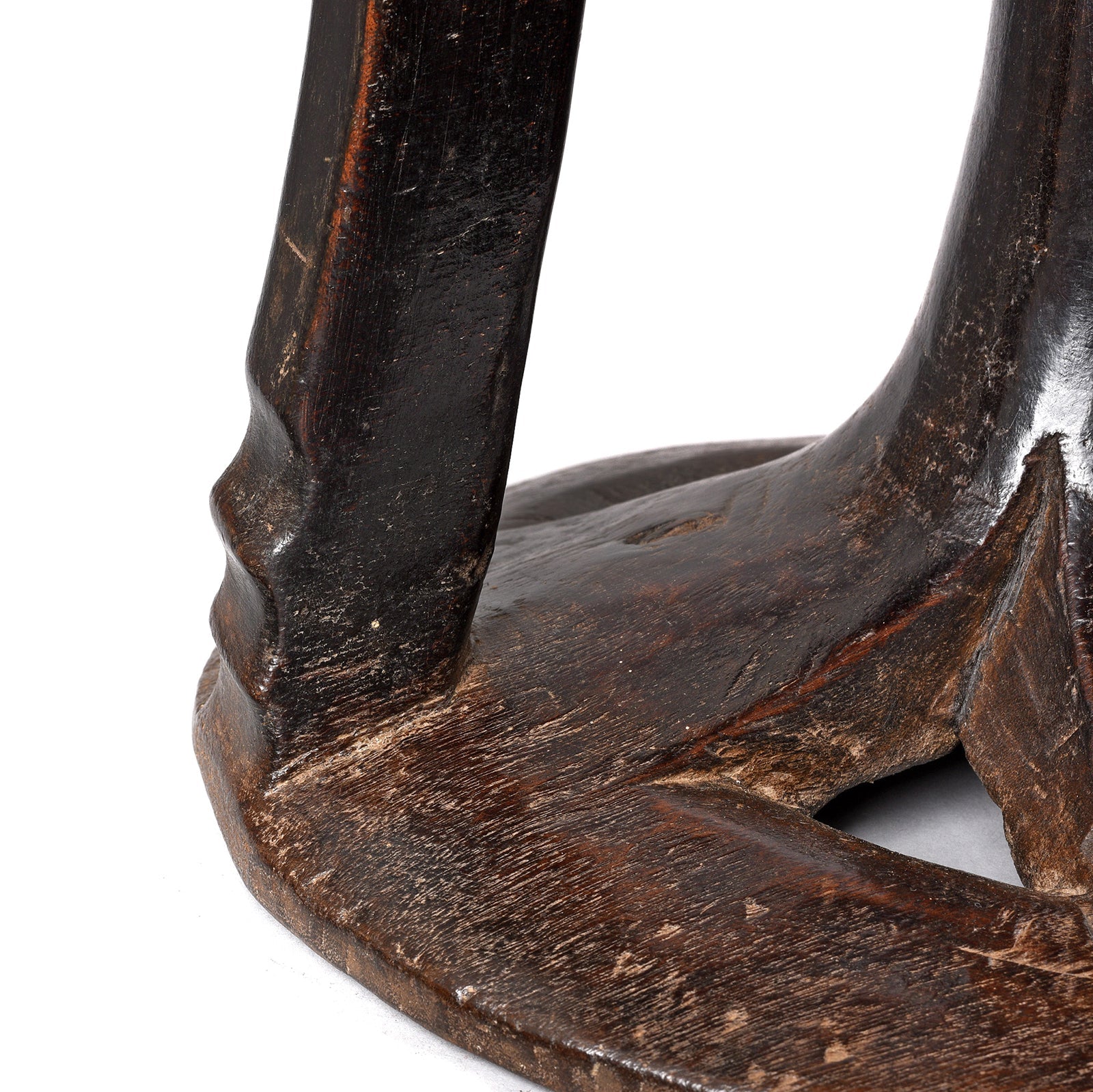Carved Tribal Food Bowl From Nagaland - Ca 1920