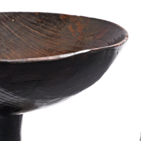 Carved Tribal Food Bowl From Nagaland - Ca 1920