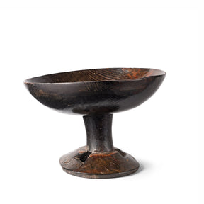 Carved Tribal Food Bowl From Nagaland - Ca 1920