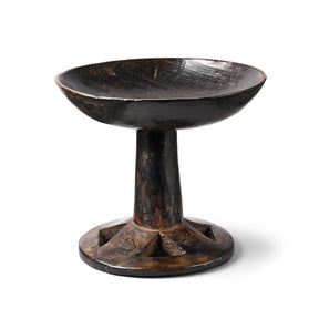 Carved Tribal Food Bowl From Nagaland - Ca 1920