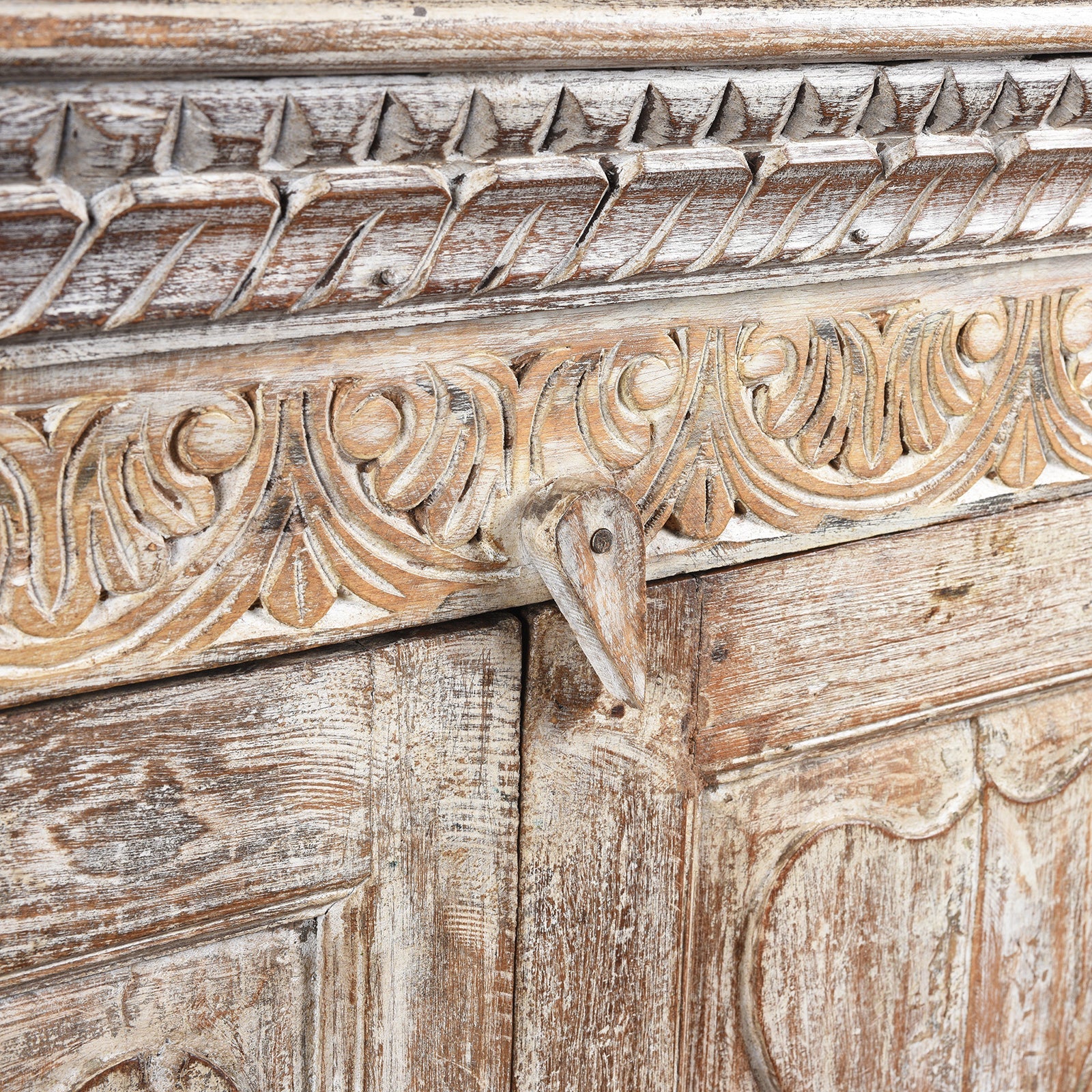 Reclaimed Teak Sideboard With Painted Finish