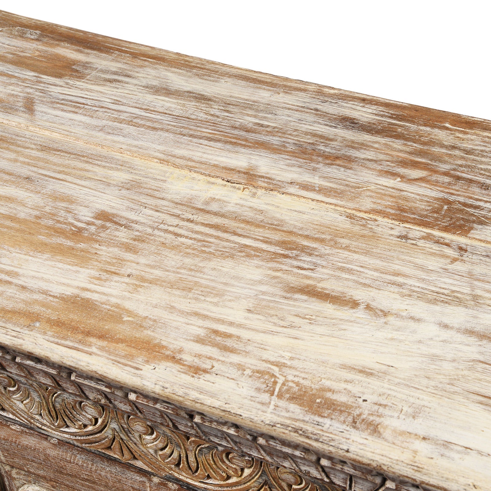 Reclaimed Teak Sideboard With Painted Finish