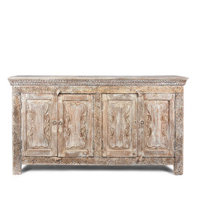 Reclaimed Teak Sideboard With Painted Finish