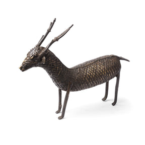 Dhokra Bronze Kondh Deer From Orissa - 19th Century