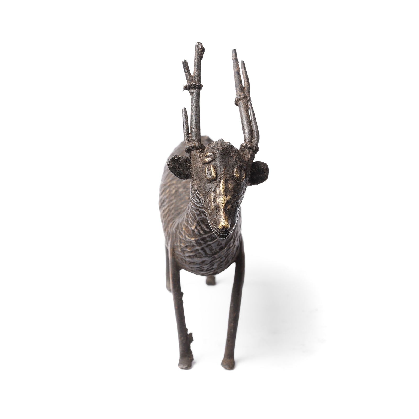 Dhokra Bronze Kondh Deer From Orissa - 19th Century