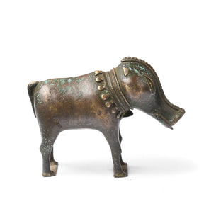 Brass Bhuta Figure Of Panjurli Boar - 18th Century