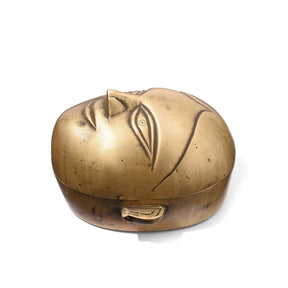 Brass Gauri Head Pandan Box - Ca 1910