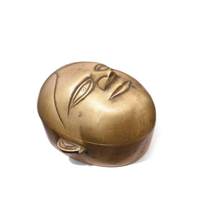 Brass Gauri Head Pandan Box - Ca 1910
