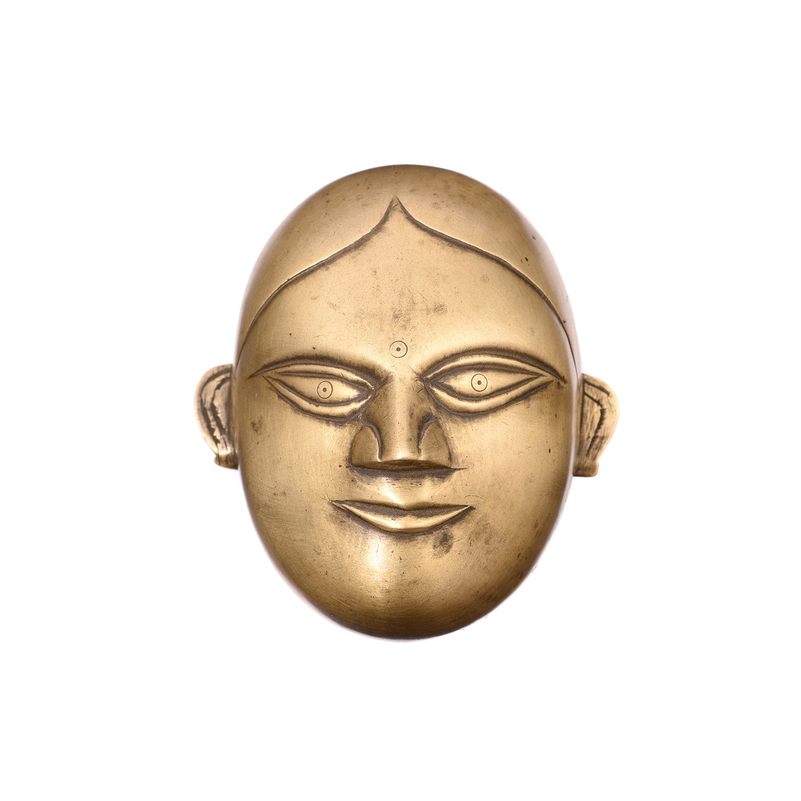 Brass Gauri Head Pandan Box - Ca 1910