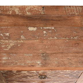 4 Drawer Bedside Cabinet Made From Reclaimed Teak