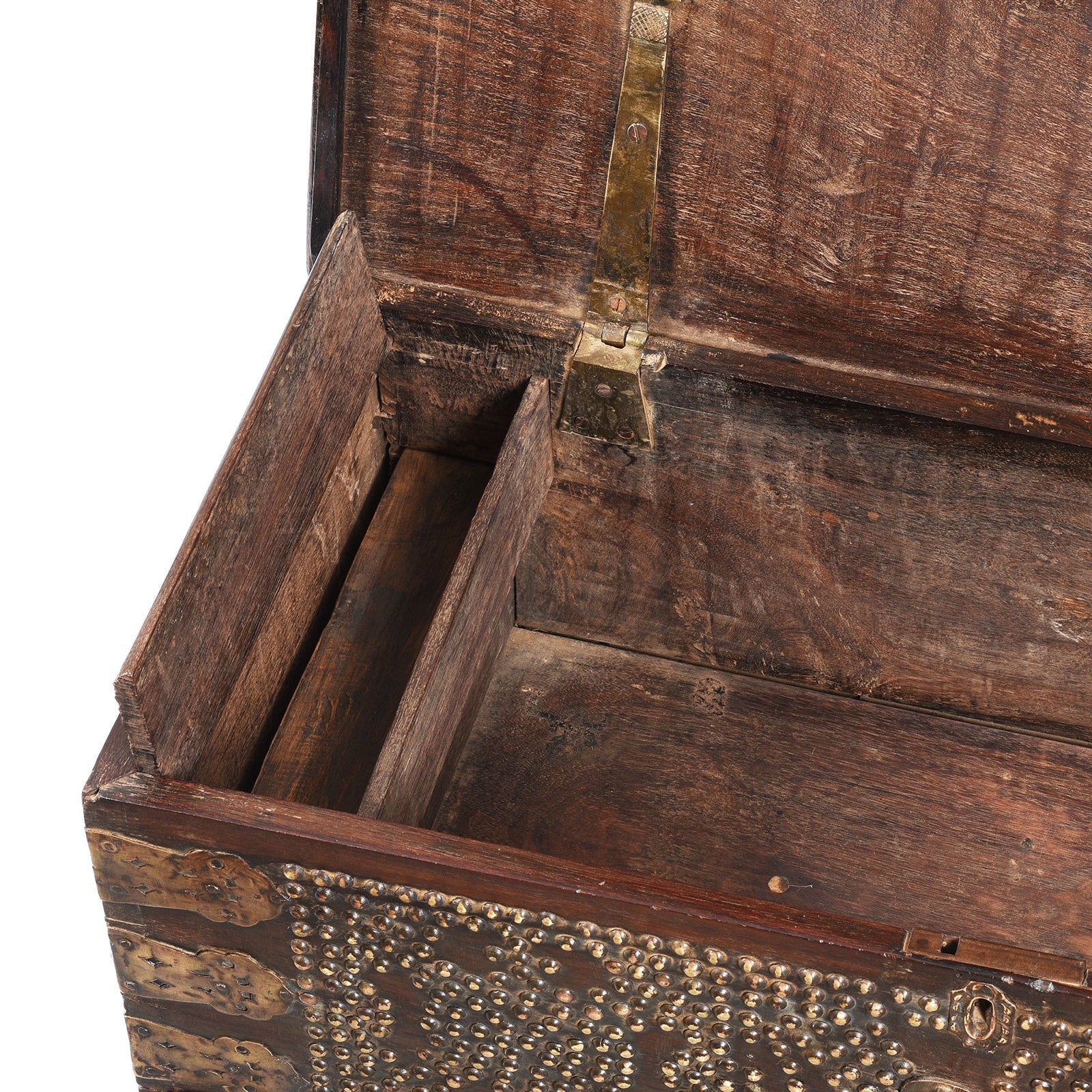 Rosewood Brass Studded 'Zanzibar' Chest - 19th Century