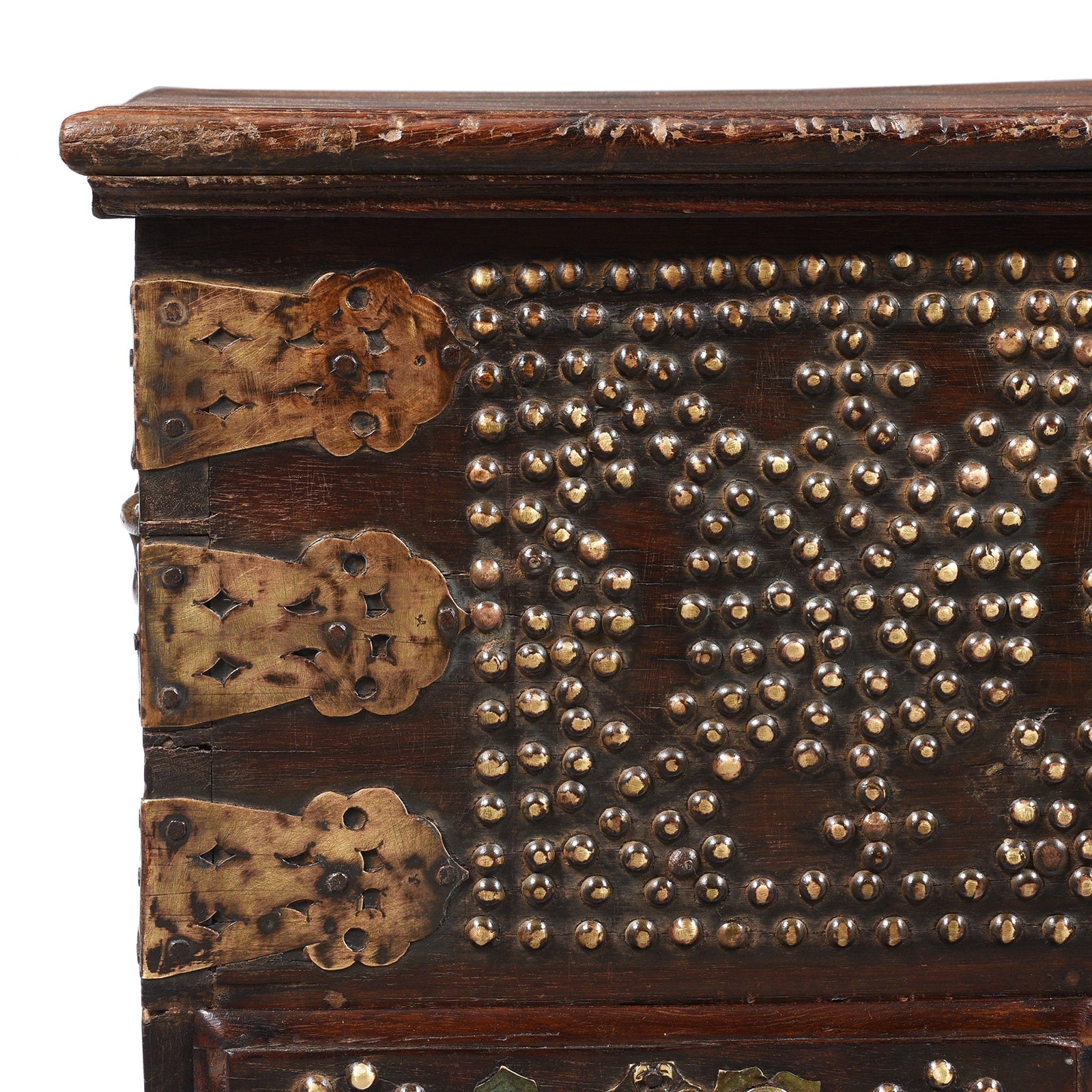 Rosewood Brass Studded 'Zanzibar' Chest - 19th Century