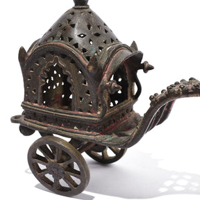 Brass Elephant Chariot Temple Toy From Andhra Pradesh - Late 19th Century