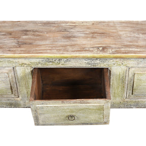 3 Drawer Painted Console Table Made From Reclaimed Teak