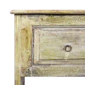 3 Drawer Painted Console Table Made From Reclaimed Teak