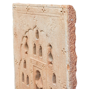 Carved Stone Mughal Jharoka From Jaisalmer - 19th Century