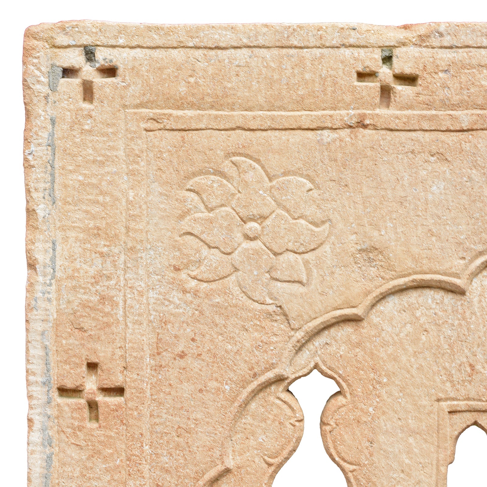 Carved Stone Mughal Jharoka From Jaisalmer - 19th Century