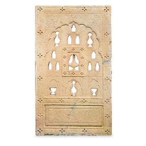 Carved Stone Mughal Jharoka From Jaisalmer - 19th Century