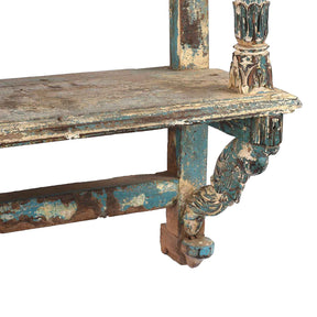 Indian Painted House Shrine From Kutch - 19th Century
