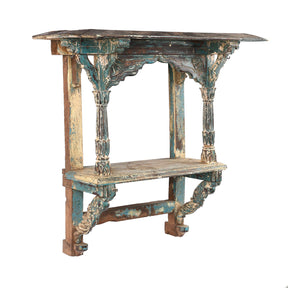 Indian Painted House Shrine From Kutch - 19th Century