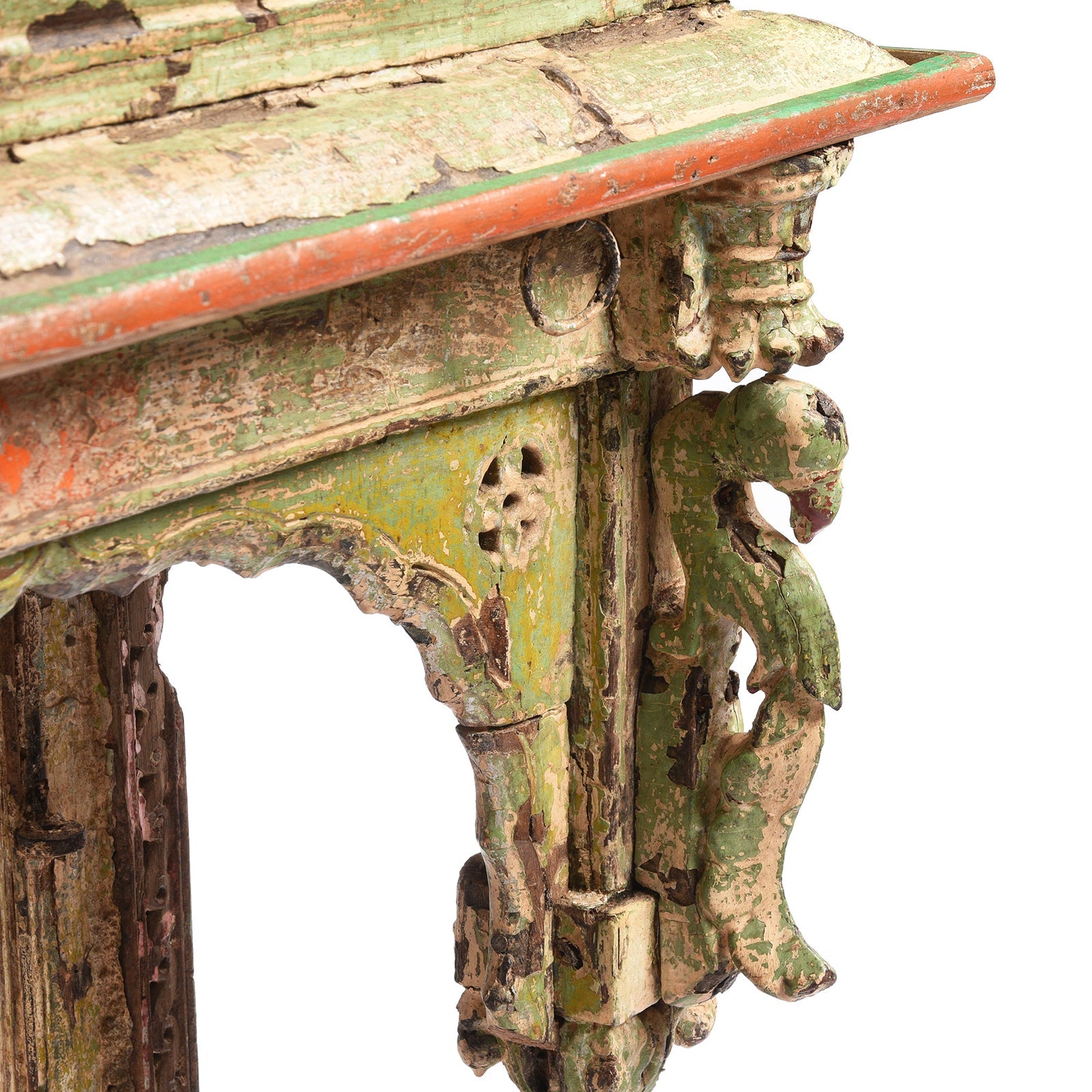 Indian Painted House Shrine From Kutch - 18th Century