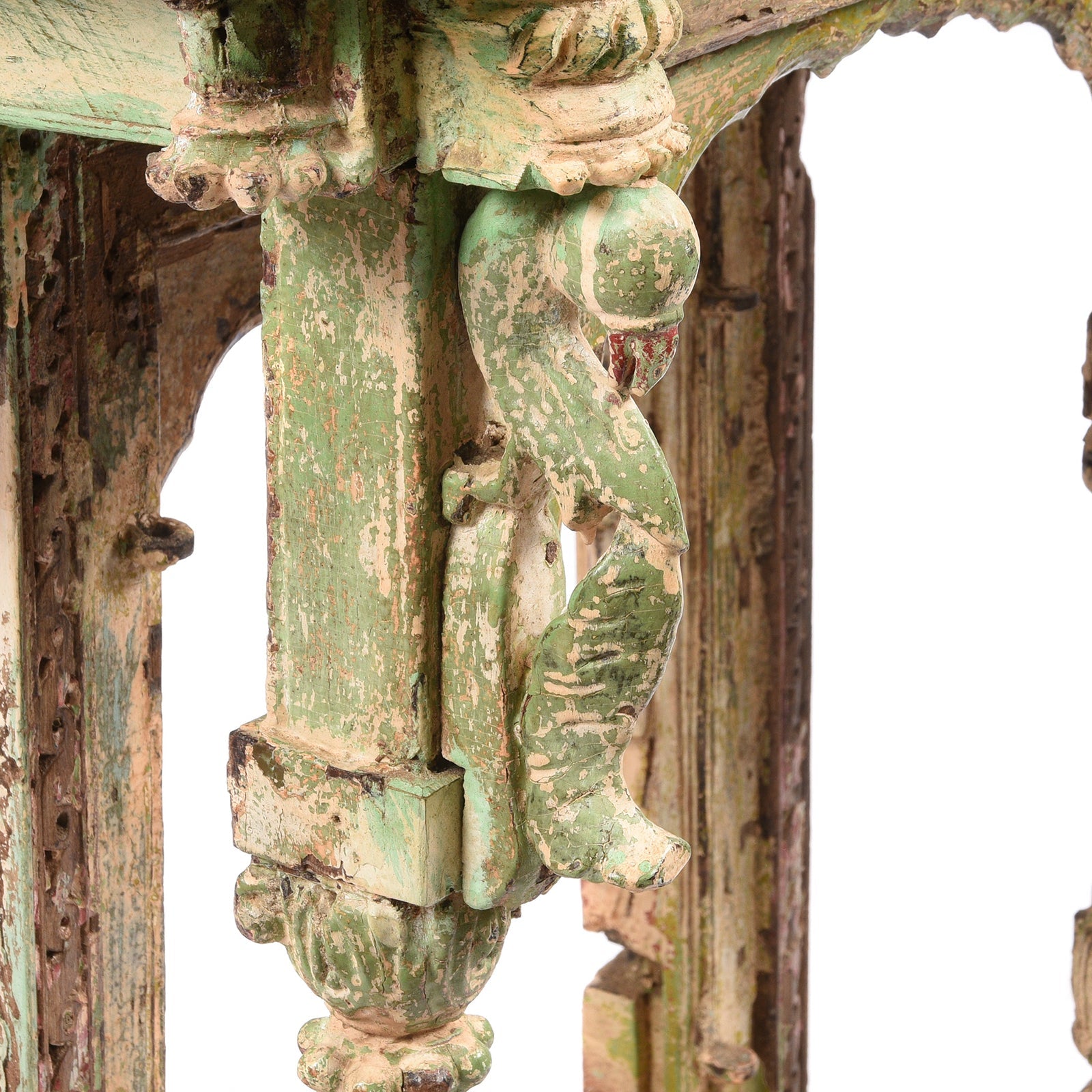 Indian Painted House Shrine From Kutch - 18th Century