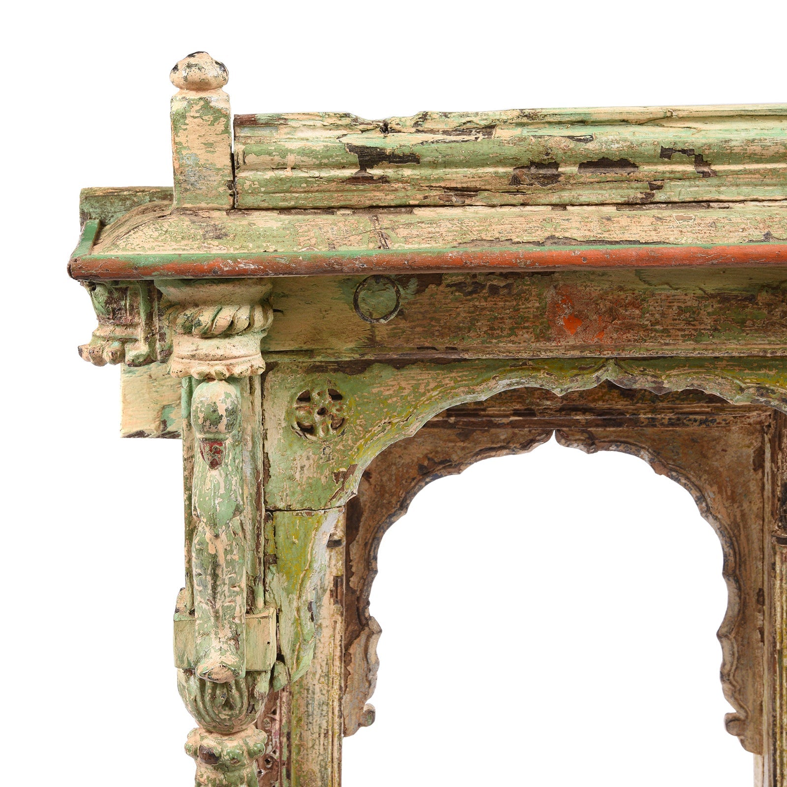Indian Painted House Shrine From Kutch - 18th Century