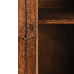 Glazed Teak Wall Cabinet From Gujarat - Ca 1930