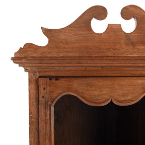 Glazed Teak Wall Cabinet From Gujarat - Ca 1930