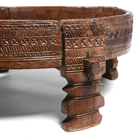 Indian Chakki Coffee Table From Rajasthan - 19thC