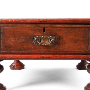 Bajot Low Teak Prayer Table From Gujarat - 19th Century