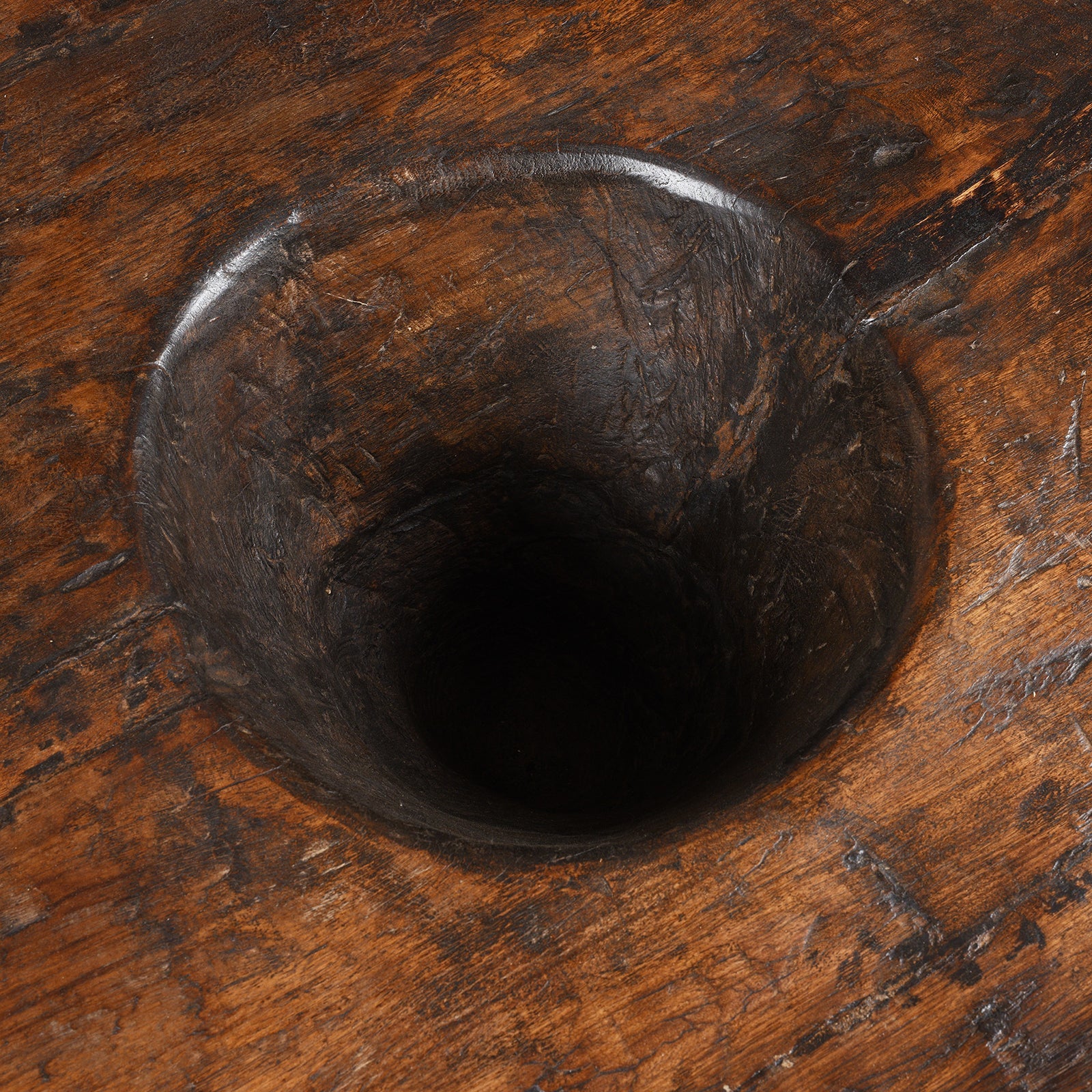 Old Tribal Mortar From Nagaland - Ca 1920