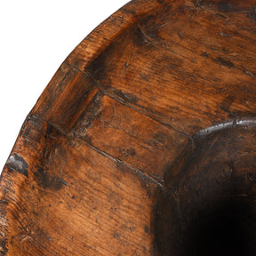Old Tribal Mortar From Nagaland - Ca 1920