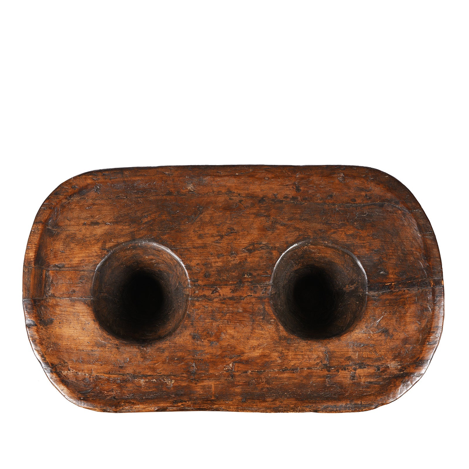 Old Tribal Mortar From Nagaland - Ca 1920