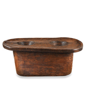 Old Tribal Mortar From Nagaland - Ca 1920