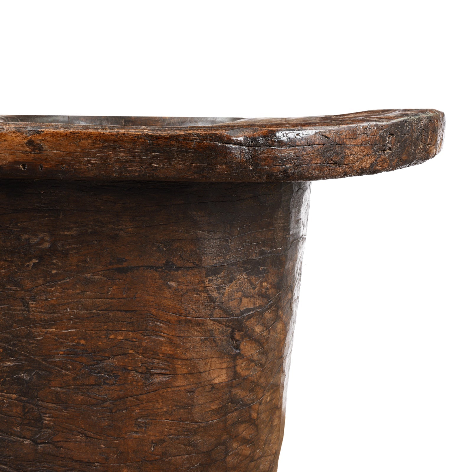 Old Tribal Mortar From Nagaland - Ca 1920