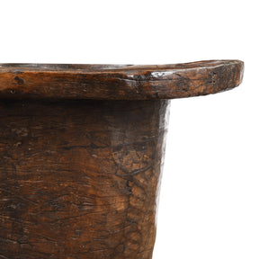 Old Tribal Mortar From Nagaland - Ca 1920