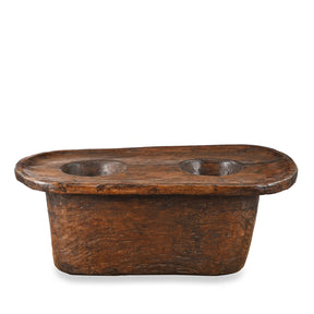 Old Tribal Mortar From Nagaland - Ca 1920