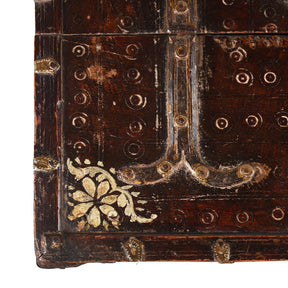 Teak Merchants Box From Rajasthan - 19th Century