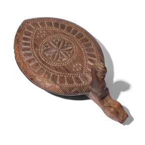 Carved Teak Masala Box From Banswara - Ca 1920