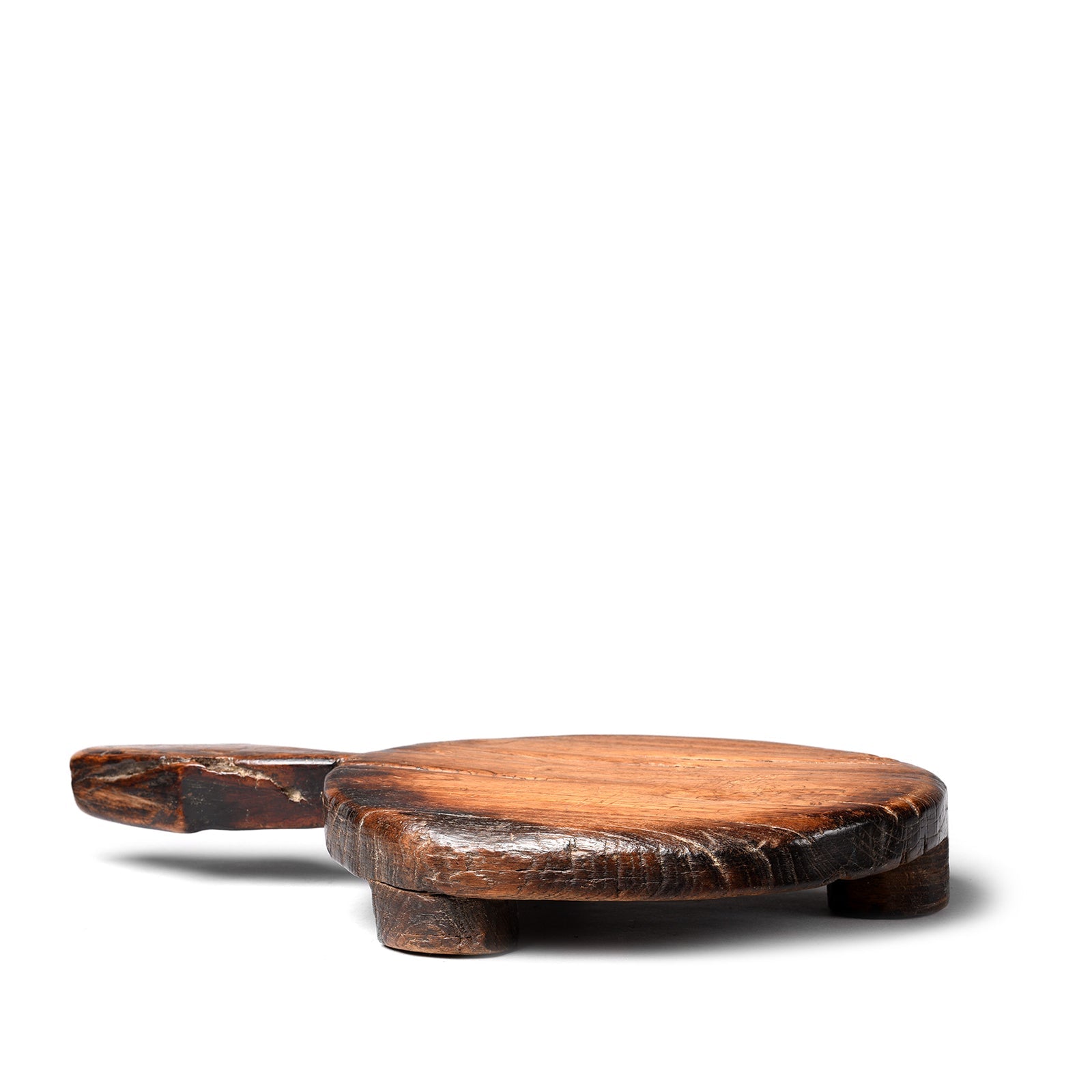 Old Indian Chapati Board From Banswara Tribal Area - 19thC