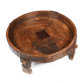 Indian Chakki Coffee Table From Rajasthan - 19thC